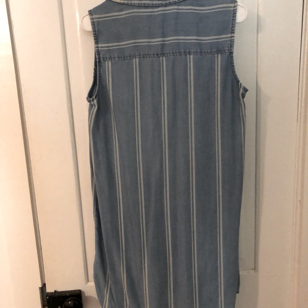 Beach lunch lounge chambray dress